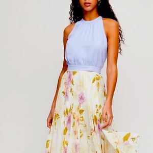 Aritzia Wilfred Periwinkle Blue Patrice Blouse